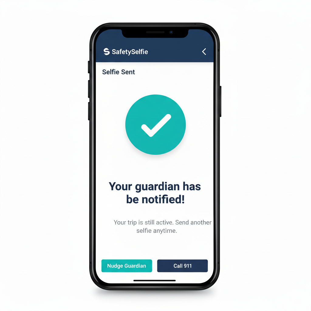 Selfie Sent Screen Thumbnail
